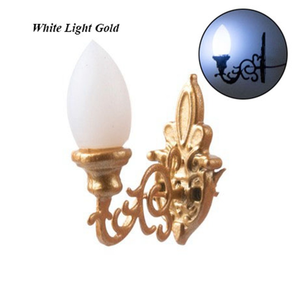 Lighting Decor House - Neue 1,7*2 cm Puppenhaus Wand Lampe