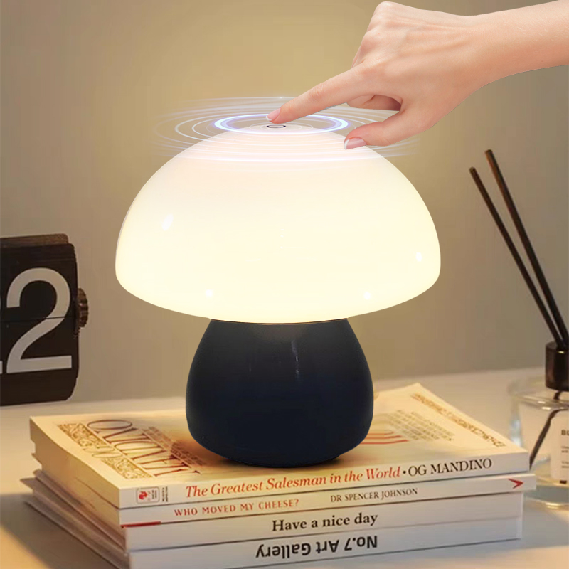 Mushroom Table Lamp - Pilz LED Tischlampe Lade Touch Schreibtisch