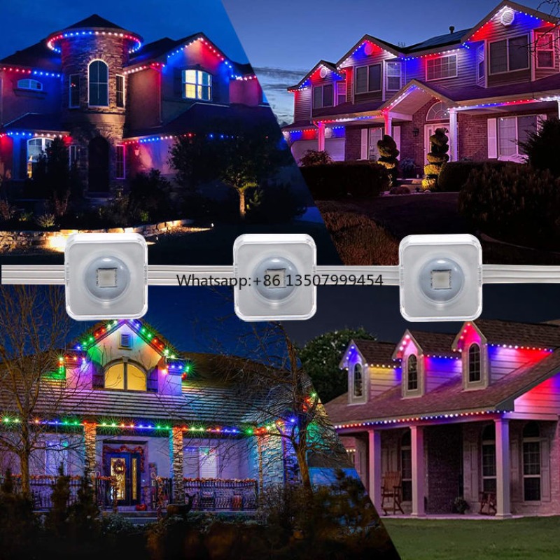 Decor Lighting & Decor Fires - WLAN-gesteuerte Smarte LED-Lichtstreifen 15M RGB Farbwechsel