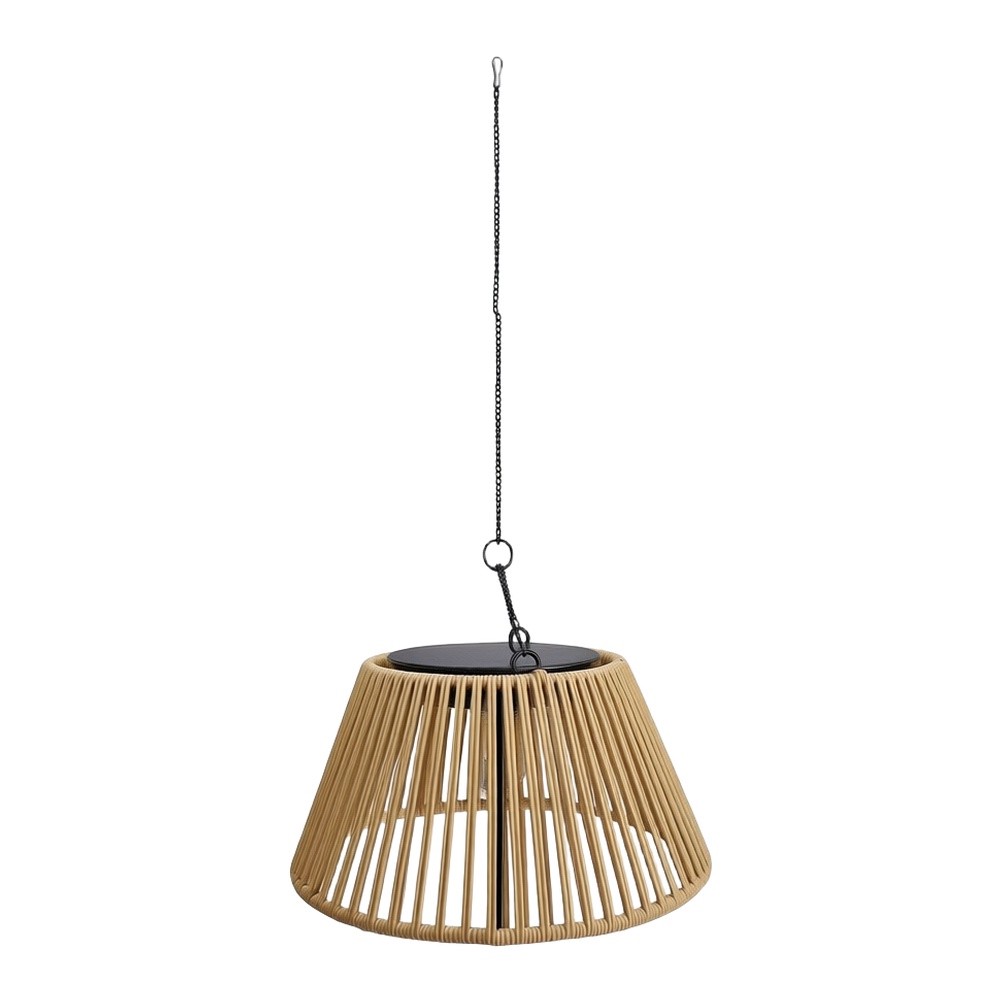 Lantern Paper Solar - Solar-Hängelaterne aus synthetischem Rattan und Eisen