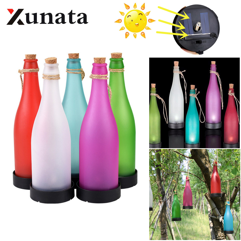 Lantern Paper Solar - Wein Flasche Hängen Licht Lampe Solar