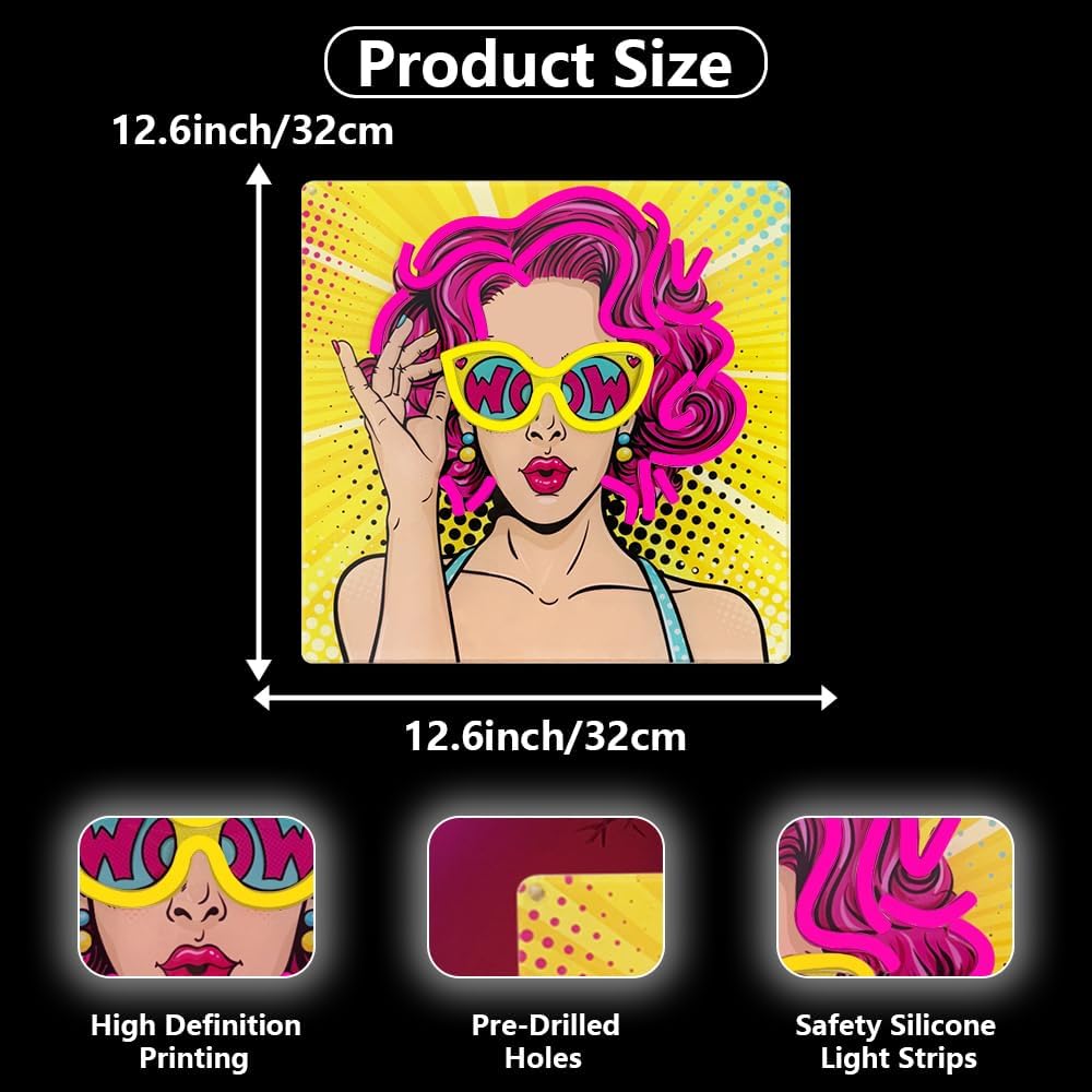 Wow Lady Neon-Schilder für Wan – Lighting Decor Wow Bewertung und Preis