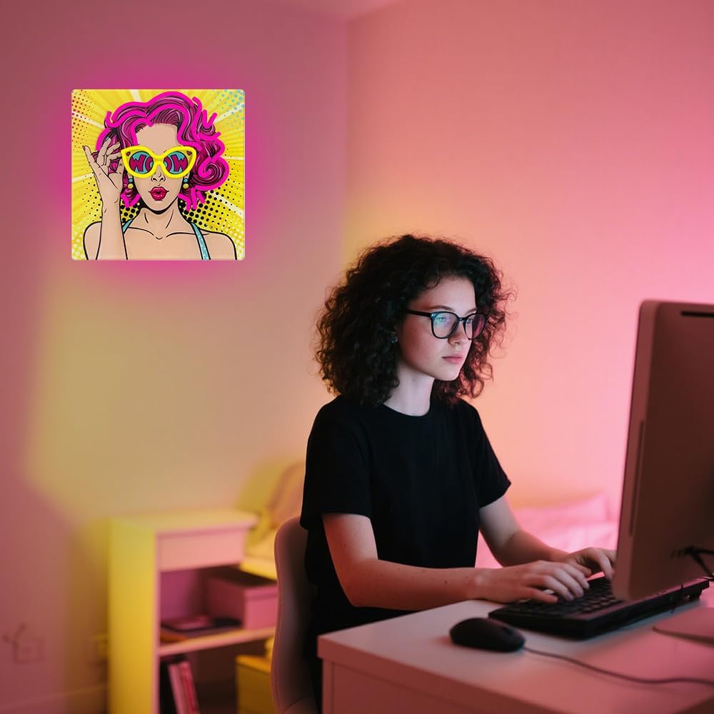 Wow Lady Neon-Schilder für Wan – Lighting Decor Wow Bewertung und Preis