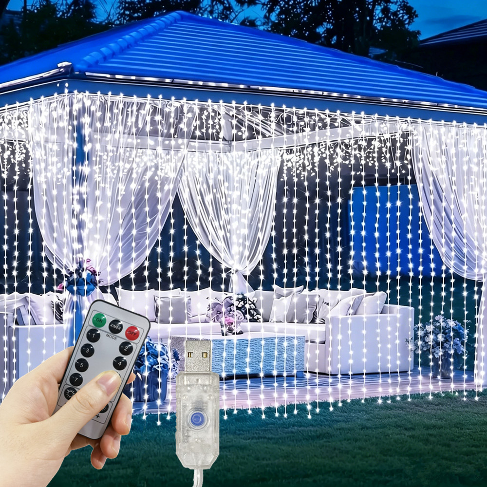 3/4/6m Lichterkette mit 8 Modi – Fairy Light Curtain Bewertung und Preis