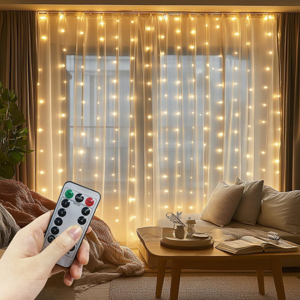3/4/6m Lichterkette mit 8 Modi – Fairy Light Curtain Bewertung und Preis