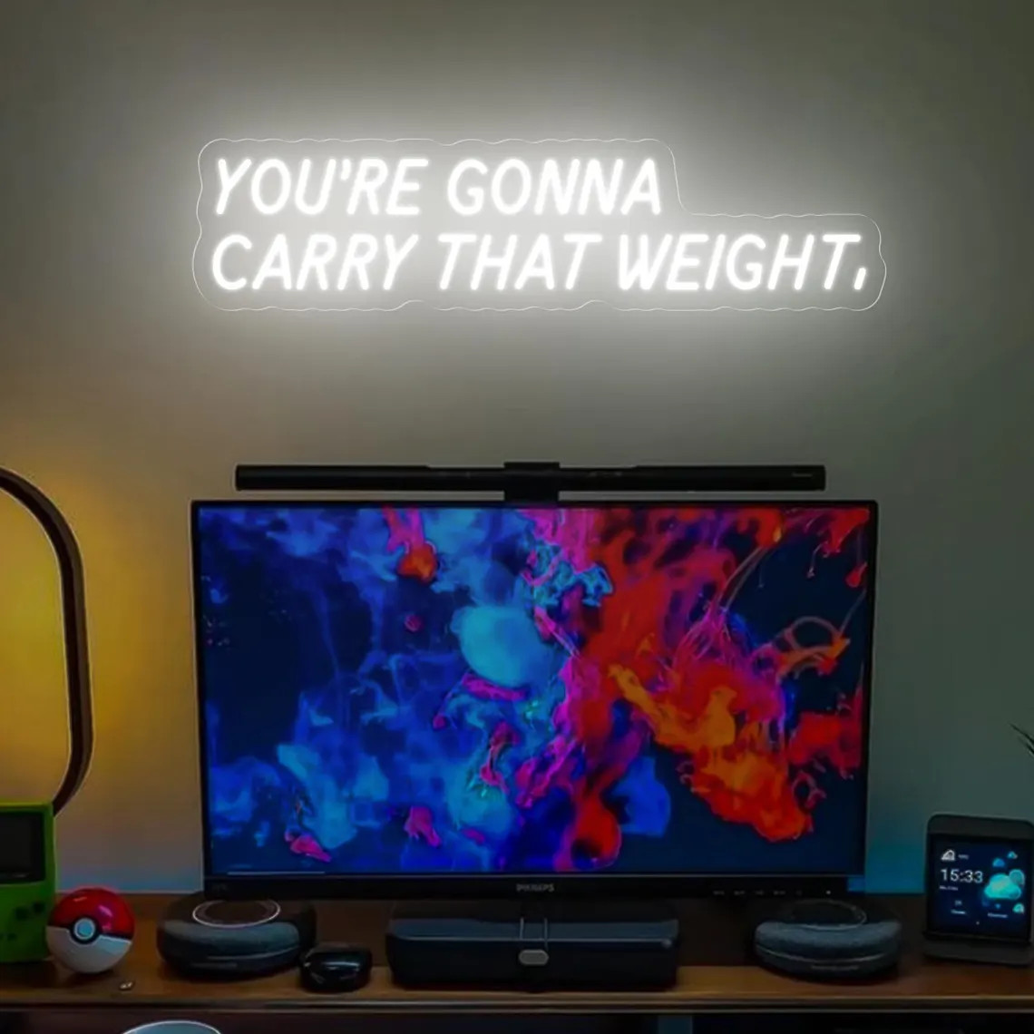 Neonschild „You're Gonna Carry – Outdoor Lighting Decor Ideas Bewertung und Preis