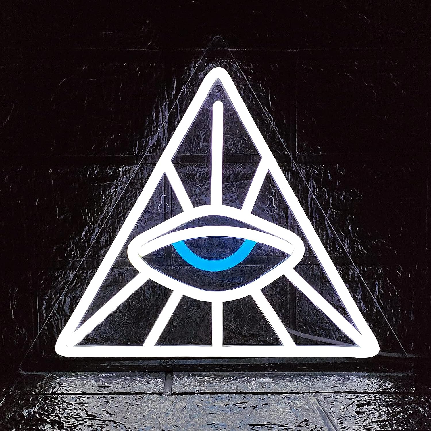 Auge im Dreieck Neonlicht LED- – Outdoor Lighting Decor Ideas Bewertung und Preis