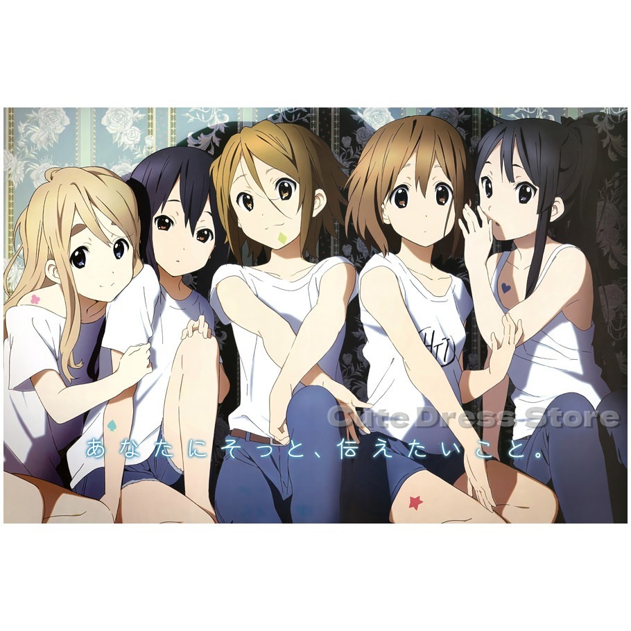K-On! Anime-Leinwanddruck, ung – Lighting Decoration On Wall Bewertung und Preis