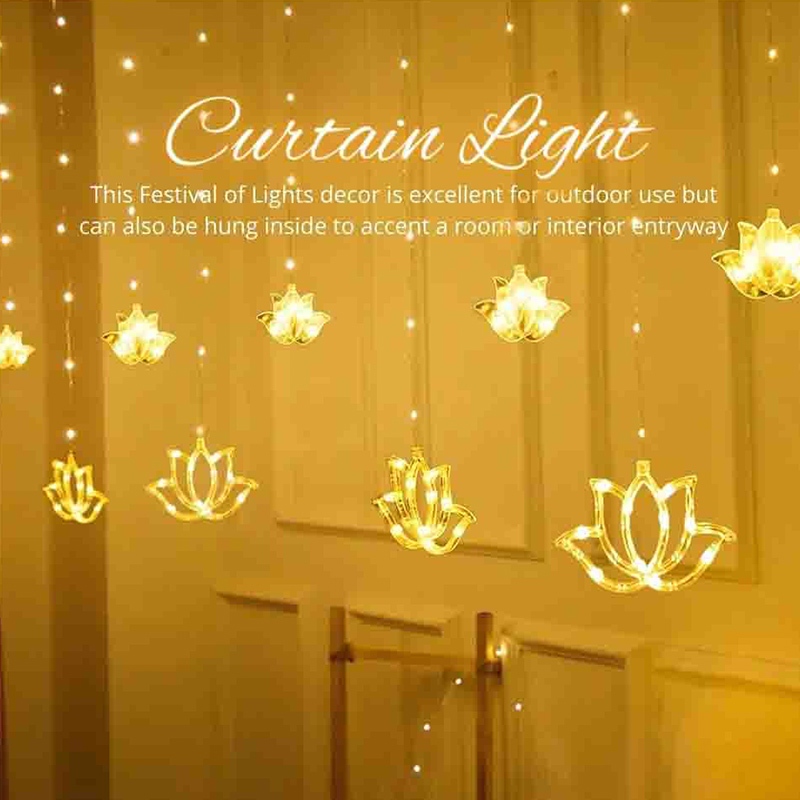 4M 8-Modi Deepavali Lotus Eisz – Fairy Light Curtain Bewertung und Preis