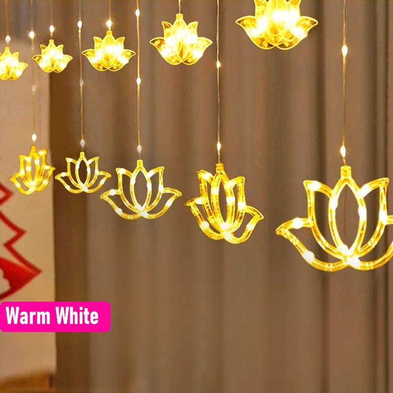 4M 8-Modi Deepavali Lotus Eisz – Fairy Light Curtain Bewertung und Preis