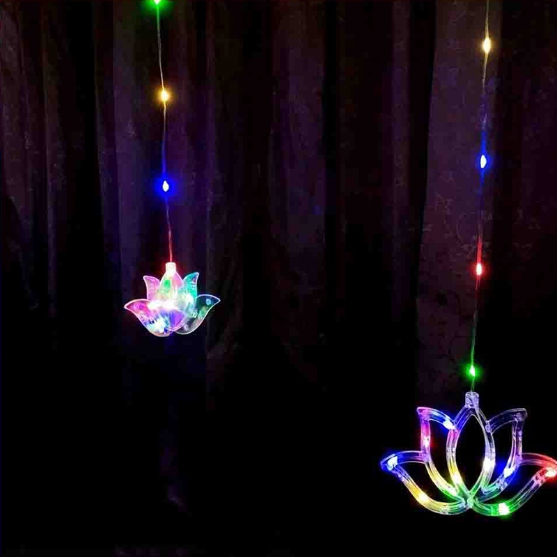 4M 8-Modi Deepavali Lotus Eisz – Fairy Light Curtain Bewertung und Preis