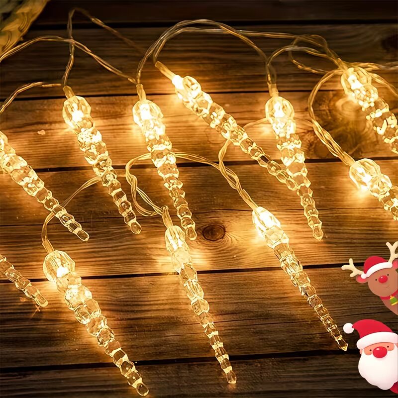 100 LEDs Eiszapfen-Lichtervorh – Fairy Light Curtain Bewertung und Preis