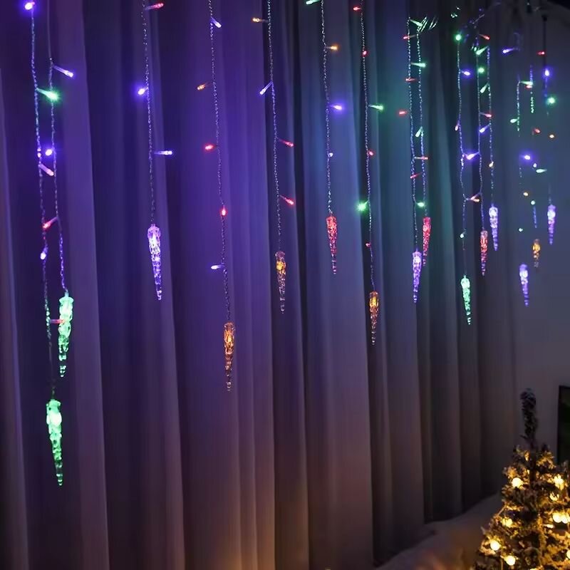 100 LEDs Eiszapfen-Lichtervorh – Fairy Light Curtain Bewertung und Preis