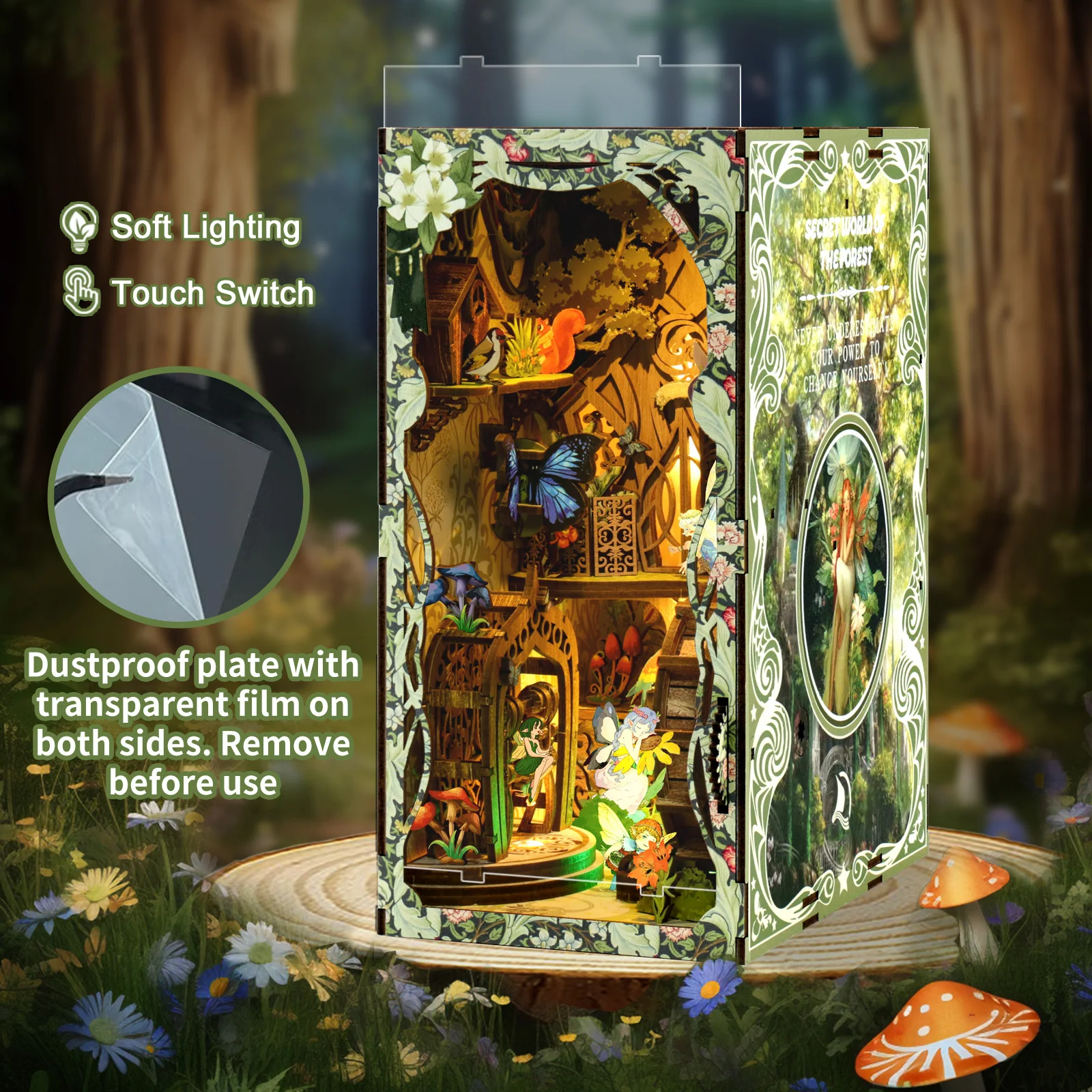 Cooles DIY-Buchnischen-Miniatu – Lighting Decor House Bewertung und Preis