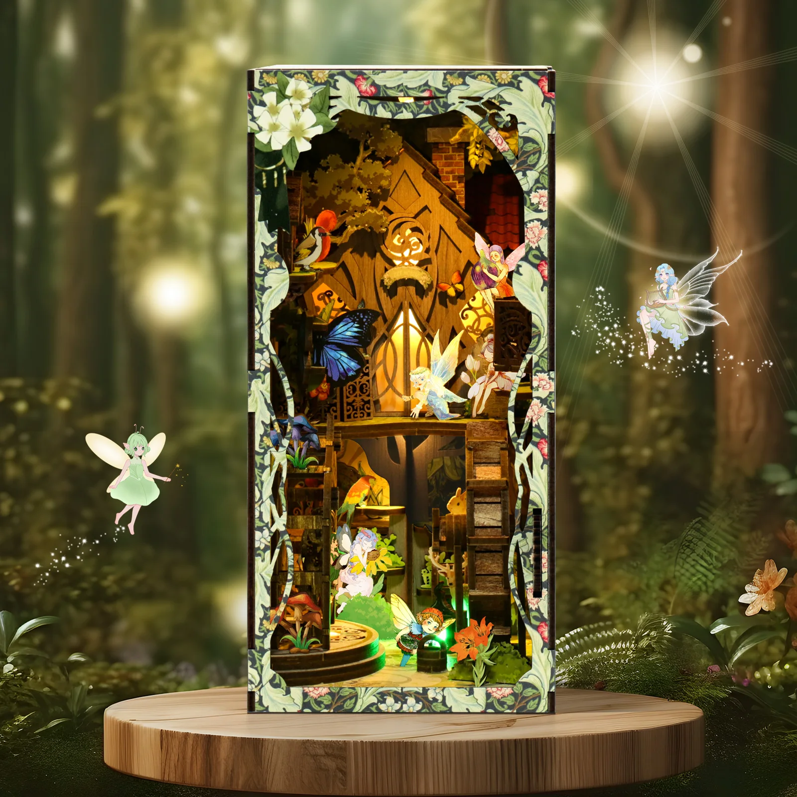 Cooles DIY-Buchnischen-Miniatu – Lighting Decor House Bewertung und Preis