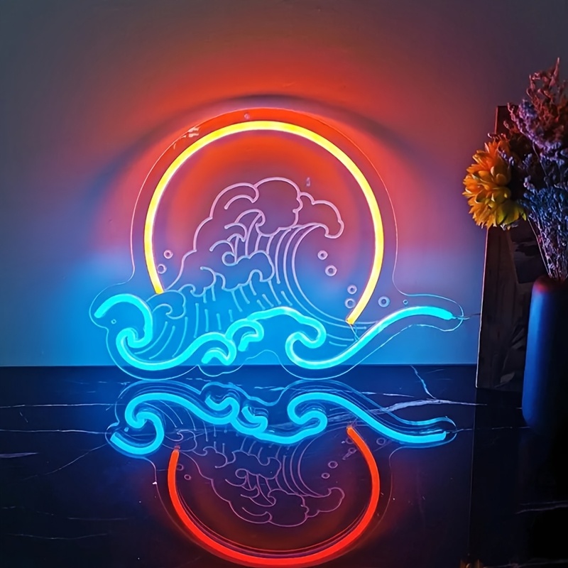 Wave Wall Neonlichtschild Sonn – Lighting Decor Sunrise Bewertung und Preis