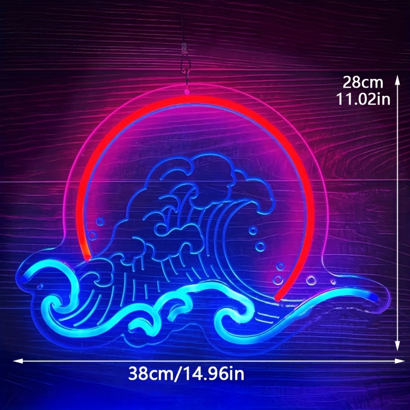 Wave Wall Neonlichtschild Sonn – Lighting Decor Sunrise Bewertung und Preis