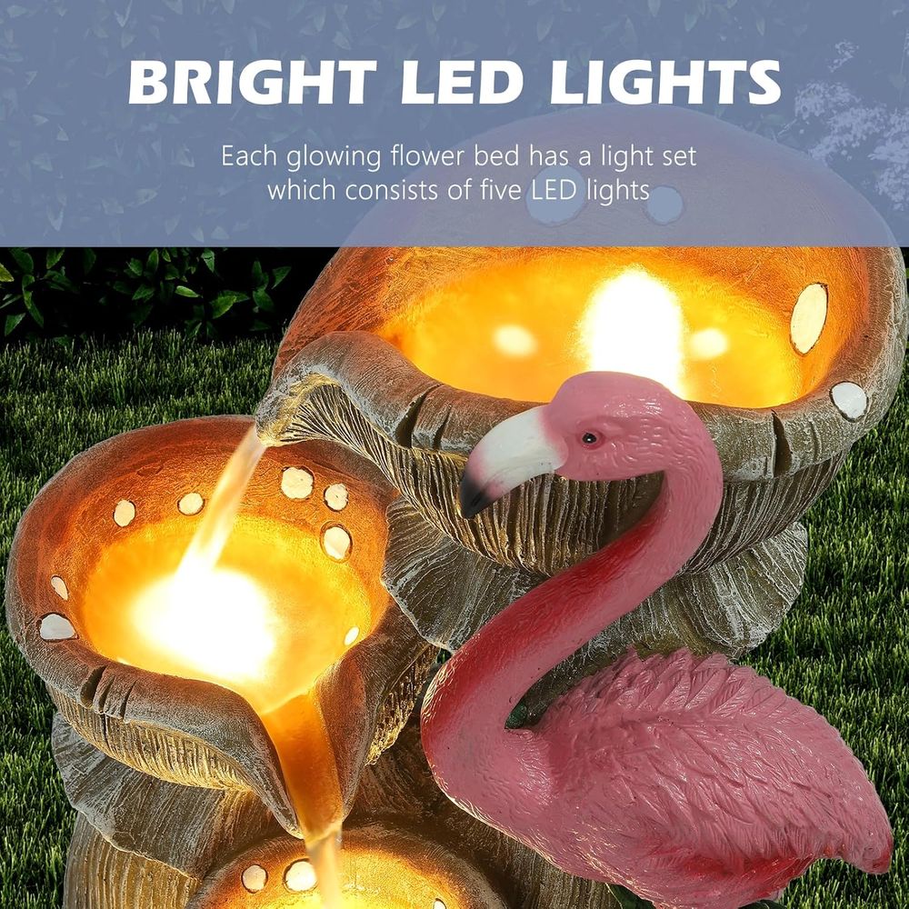 5-stufiger Gartenwasserfall mi – Lighting Decor House Bewertung und Preis