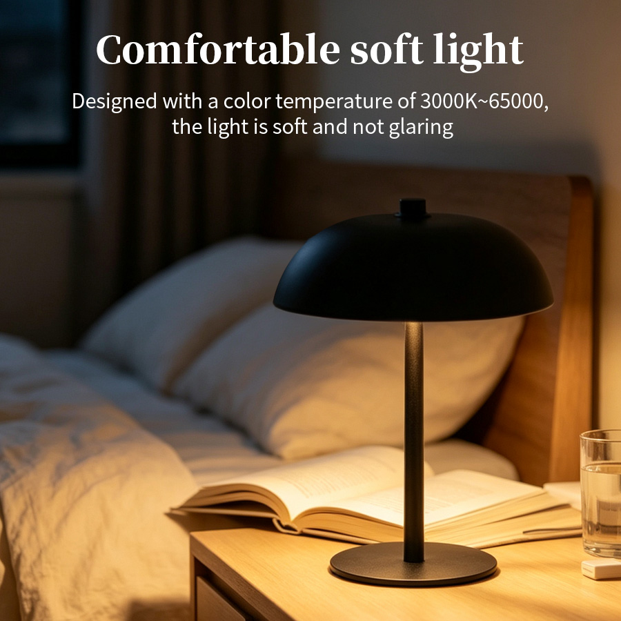 Kabellose Pilz-Tischlampe, 3 F – Mushroom Table Lamp Bewertung und Preis