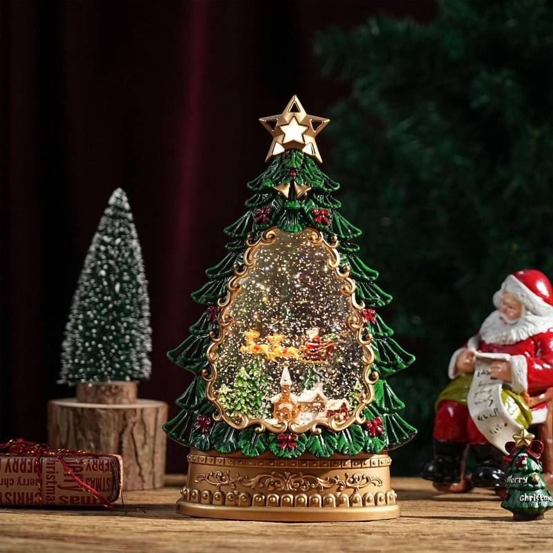 Schneekugel-Musikbox Weihnacht – Home Decor Lighting Tree Bewertung und Preis
