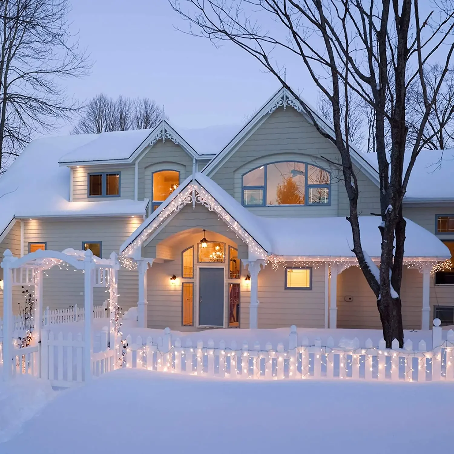 Weihnachten Lichter Außen Deko – Fairy Light Curtain Bewertung und Preis