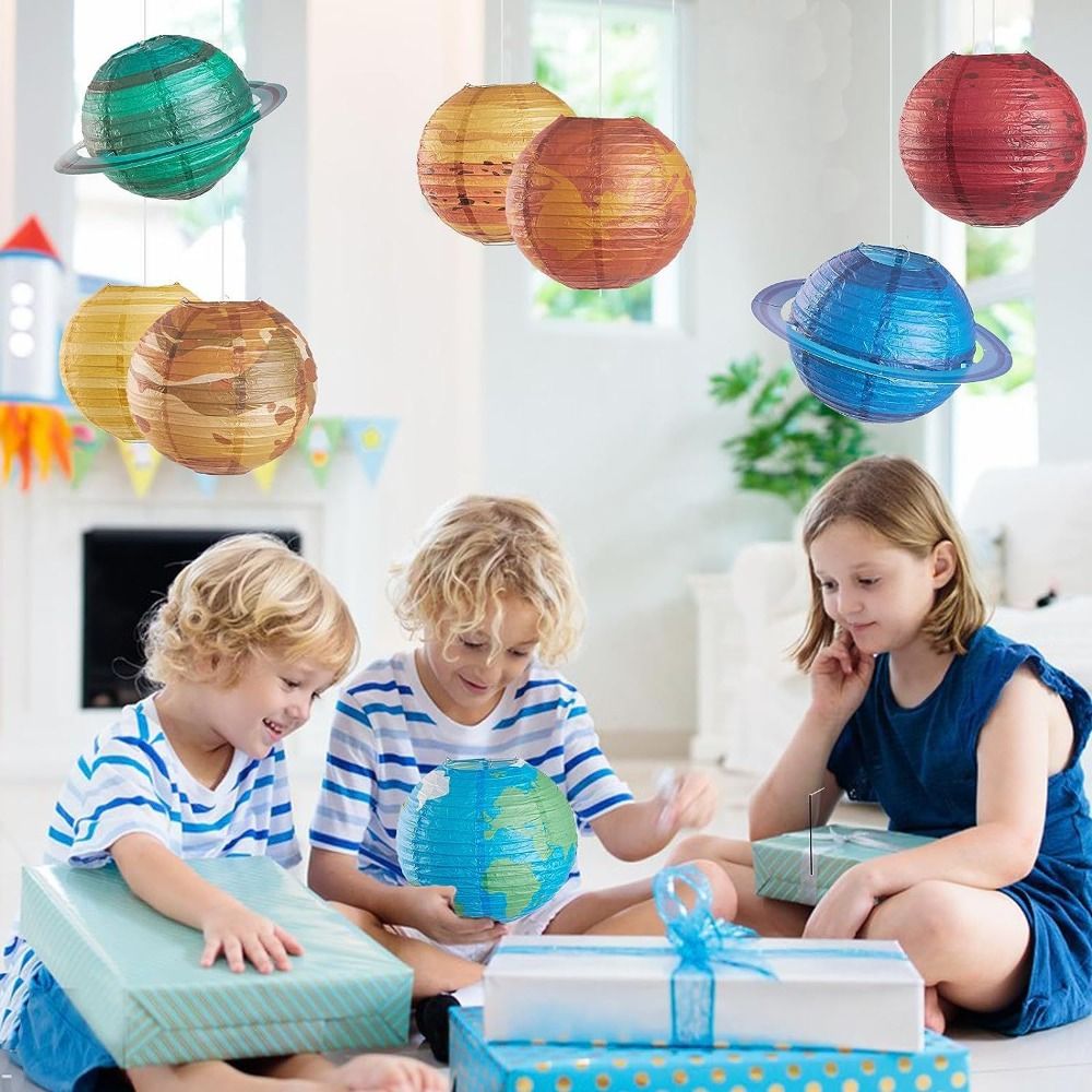 Galaxy Space Theme Hängende Pl – Lantern Paper Solar Bewertung und Preis