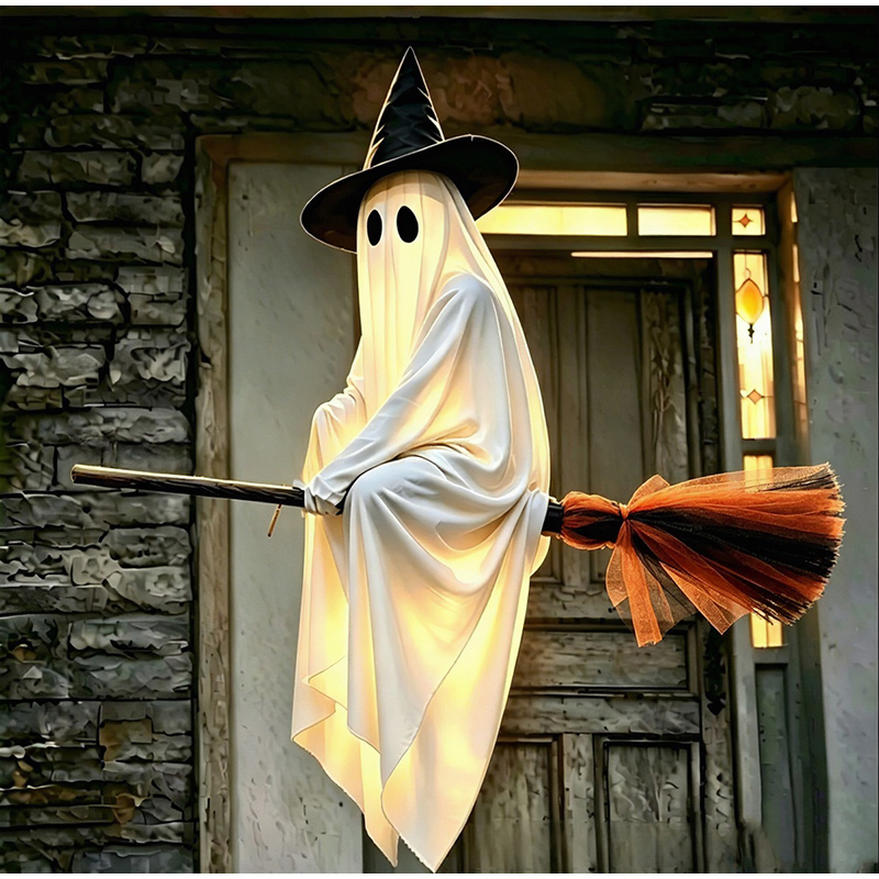 Halloween Fliegende Besen und  – Lighting Decor House Bewertung und Preis
