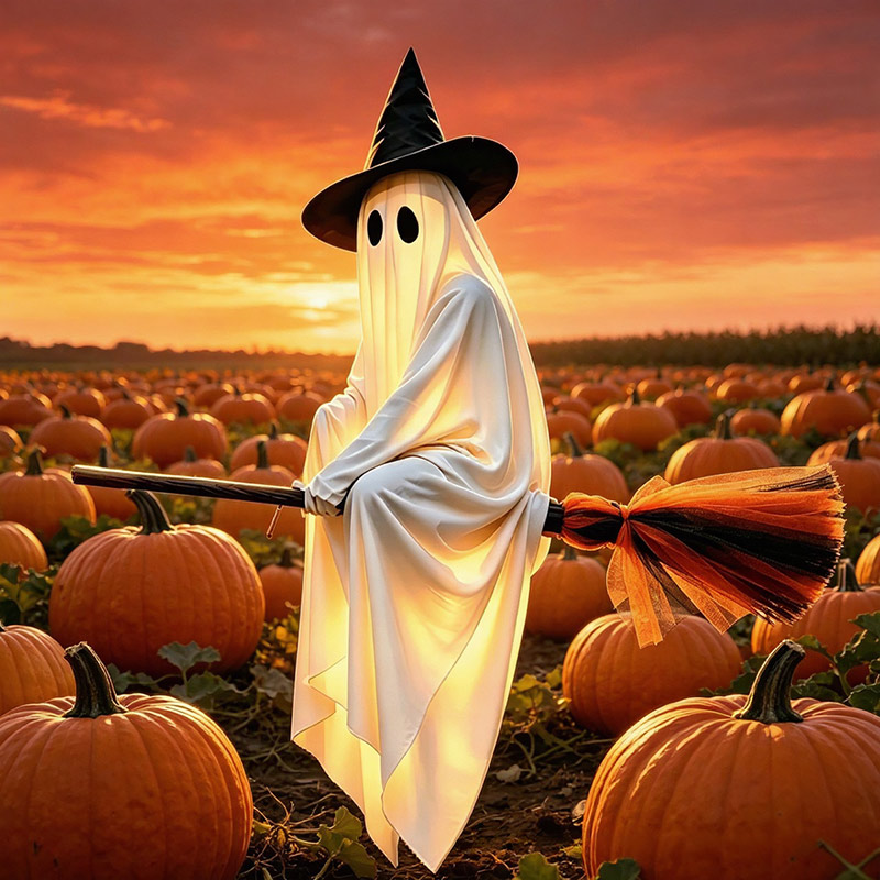 Halloween Fliegende Besen und  – Lighting Decor House Bewertung und Preis