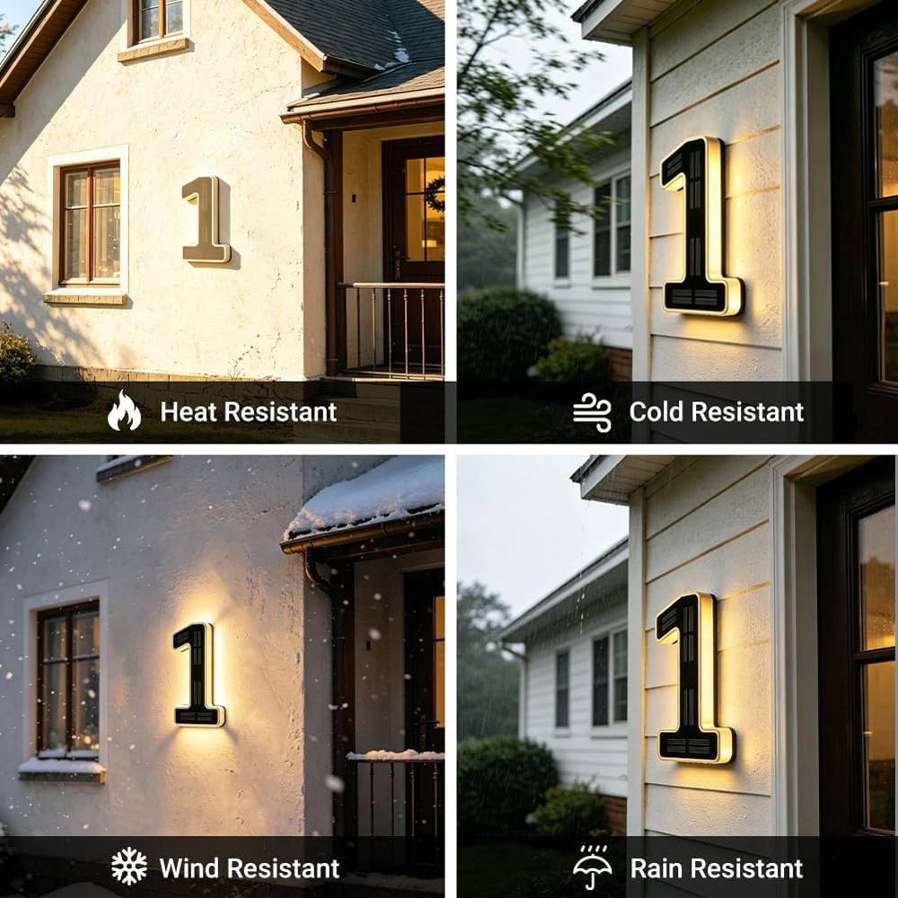 12 cm Solar-Hausnummernleuchte – Lighting Decor House Bewertung und Preis