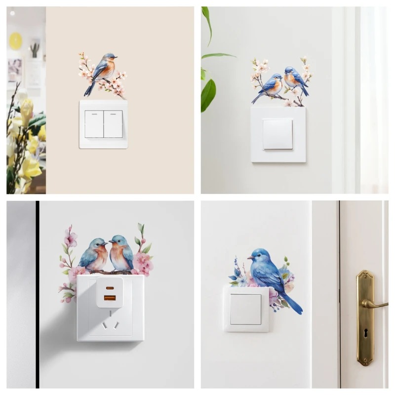 Aufkleber mit Vogel auf Kirsch – Lighting Decoration On Wall Bewertung und Preis