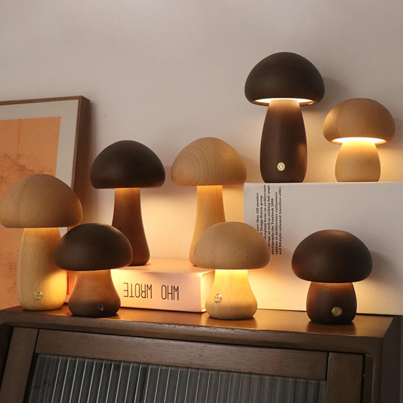 Niedliche Pilz-LED-Nachtlicht- – Mushroom Table Lamp Bewertung und Preis