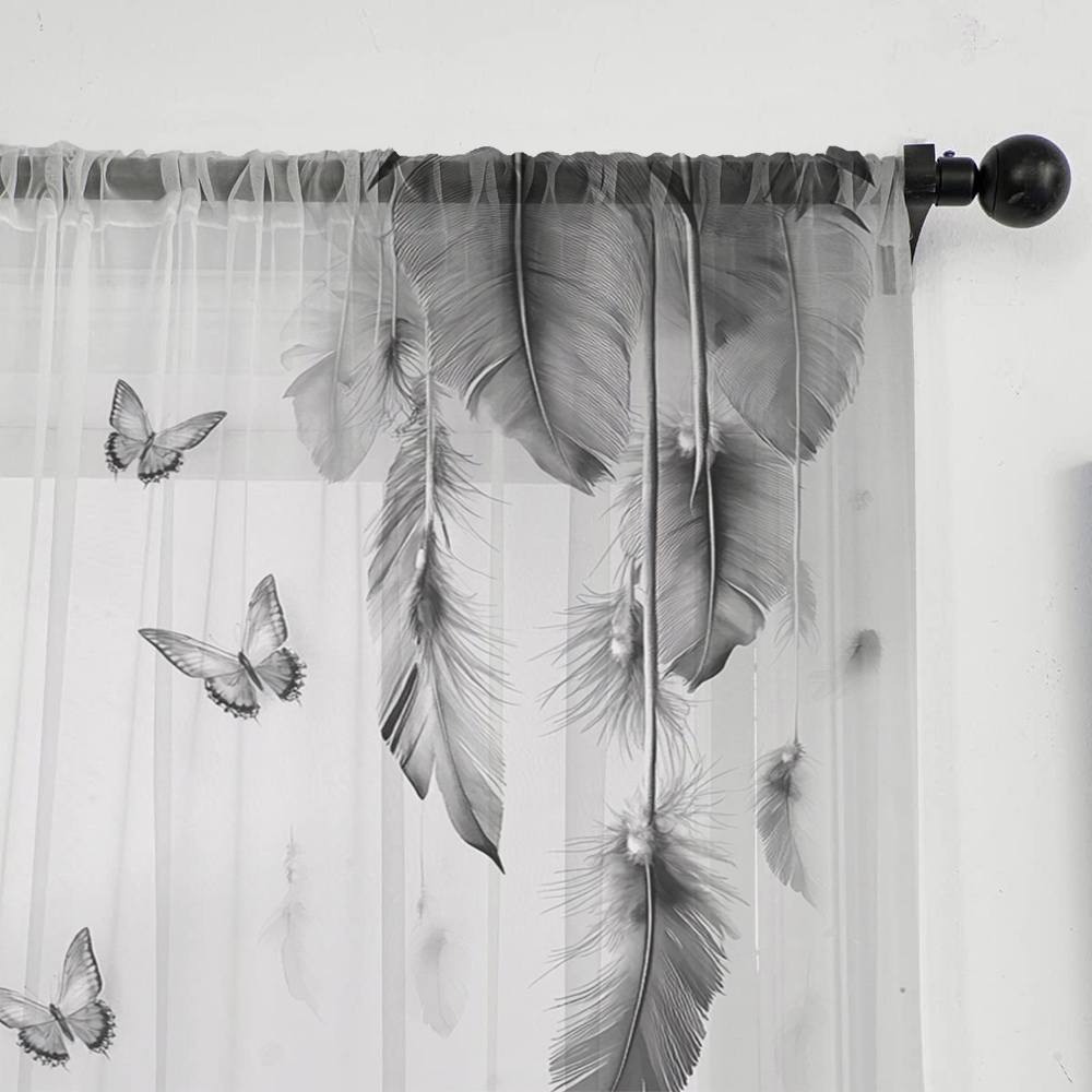 2 Stück Digital Bedruckte Tran – Fairy Light Curtain Bewertung und Preis