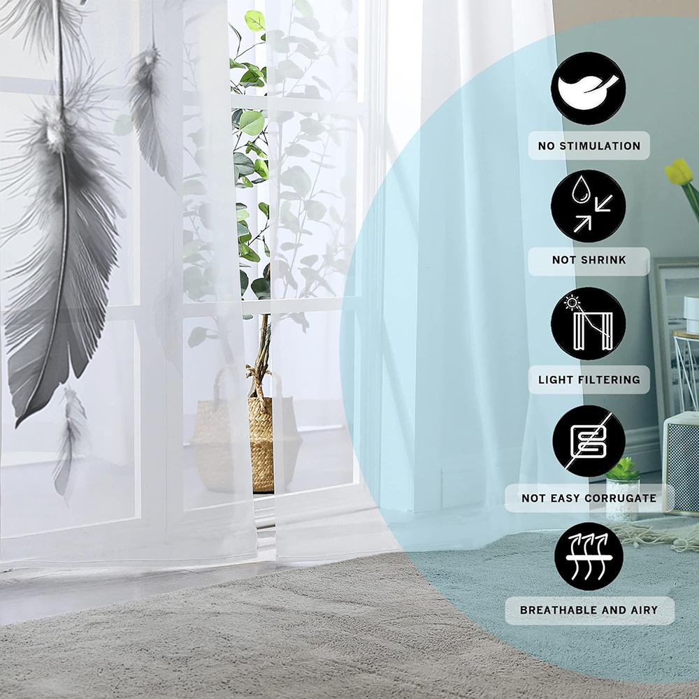 2 Stück Digital Bedruckte Tran – Fairy Light Curtain Bewertung und Preis