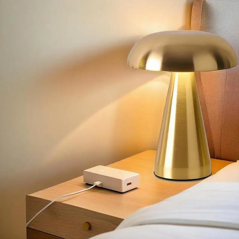 LED-Tischlampe im Retro-Pilz-D – Mushroom Table Lamp Bewertung und Preis