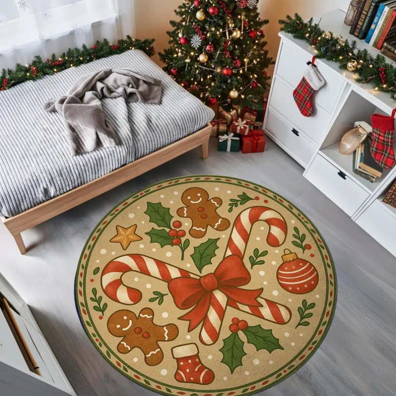 3D-Weihnachtsdorf-Teppich, Win – Outdoor Lighting Decor Ideas Bewertung und Preis