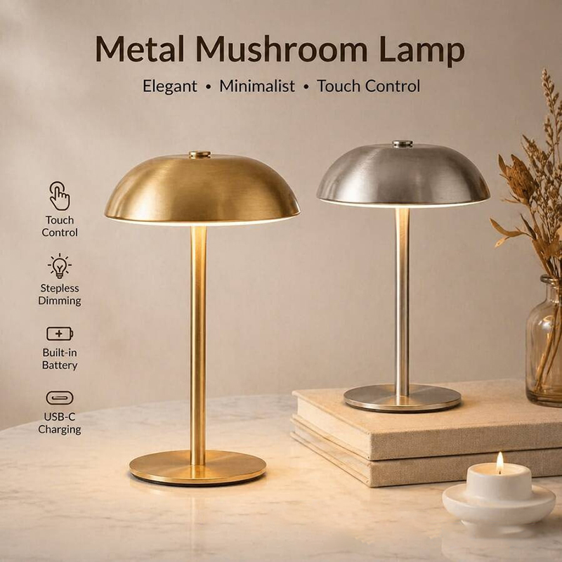 Niedliche Pilz-Tischlampe, Tou – Mushroom Table Lamp Bewertung und Preis