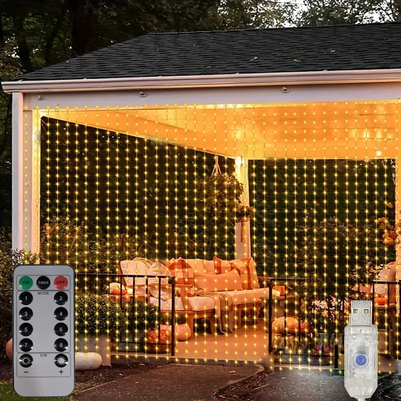 LED-Girlande, Lichterkette für – Fairy Light Curtain Bewertung und Preis