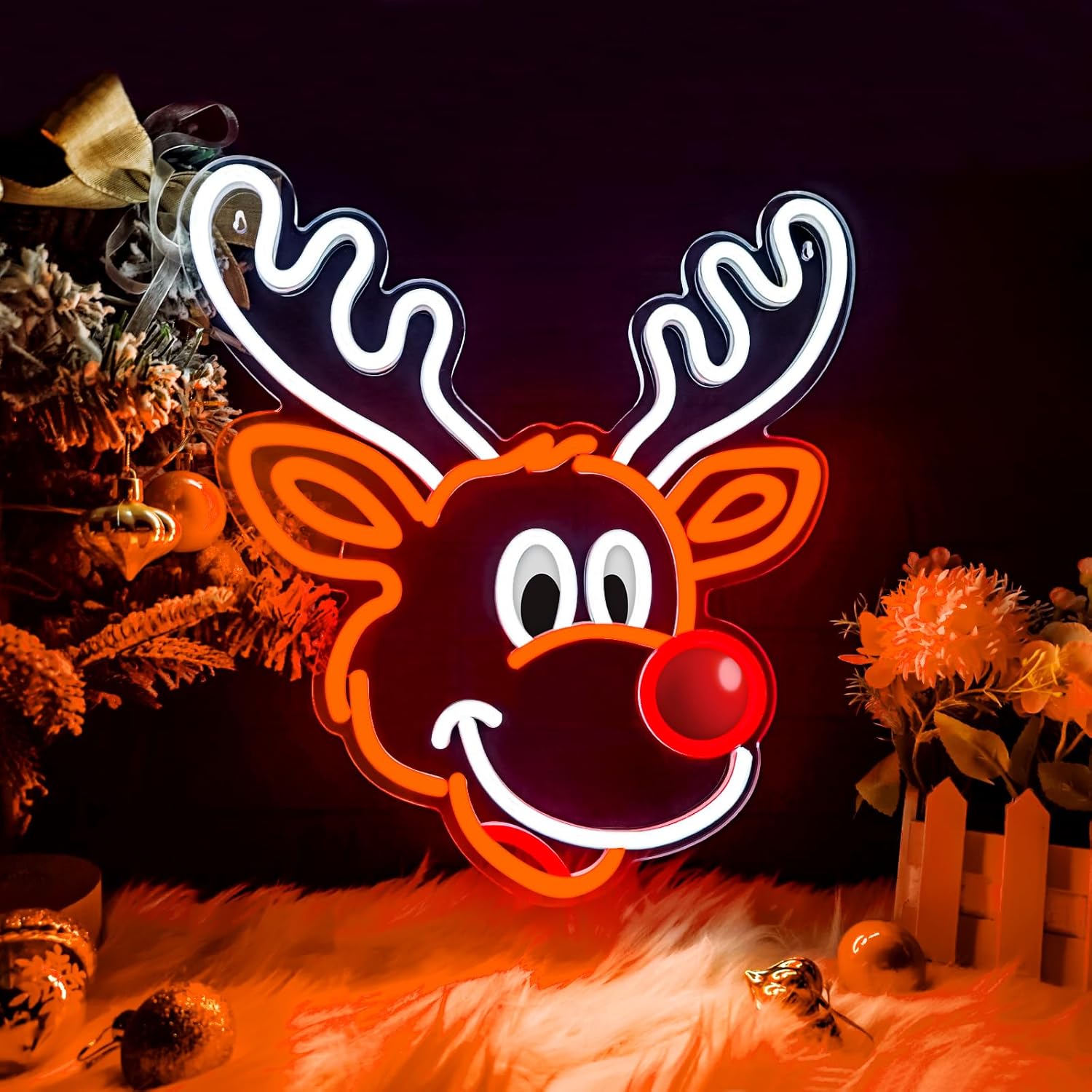 Niedliches Weihnachts-Rentier- – Lighting Decoration Ideas For Home Bewertung und Preis