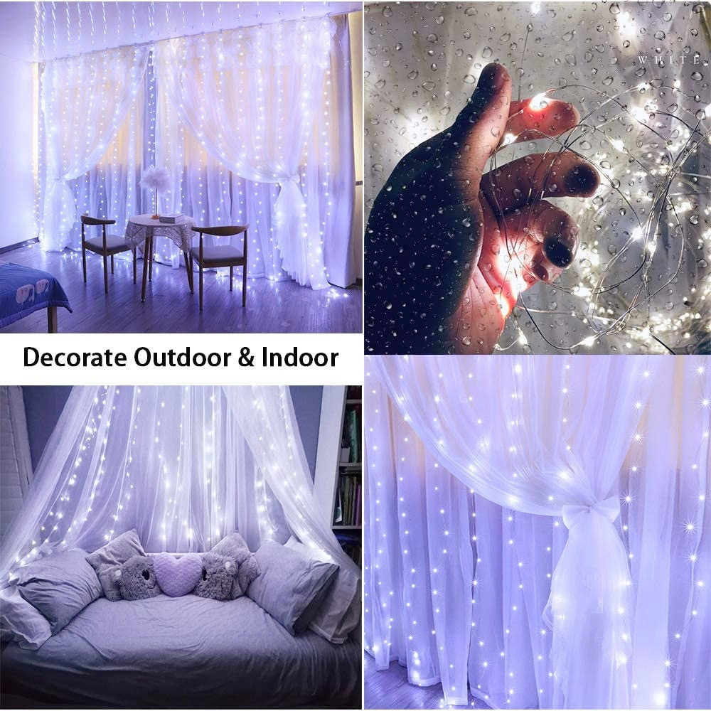 USB LED Vorhang Lichterkette W – Fairy Light Curtain Bewertung und Preis