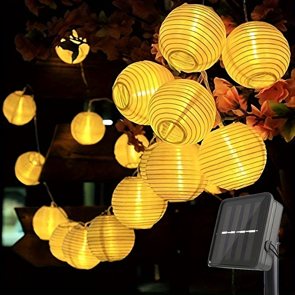 Solar-Laterne, Lichterkette fü – Lantern Paper Solar Bewertung und Preis