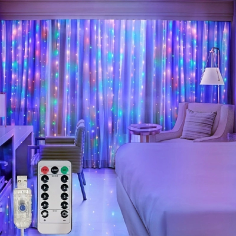 3/6m LED-Lichterkette USB Fest – Fairy Light Curtain Bewertung und Preis