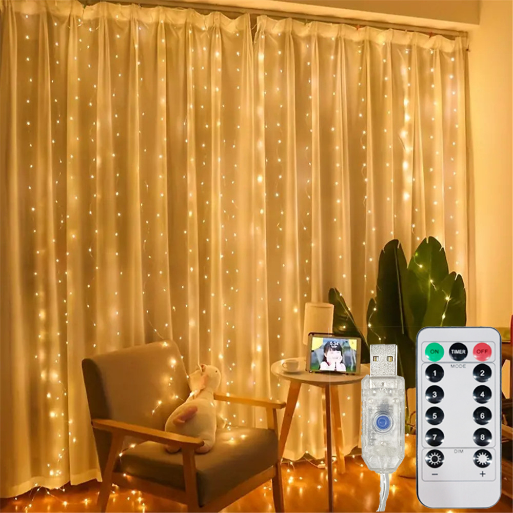 LED-Lichterkette für Vorhänge, – Fairy Light Curtain Bewertung und Preis