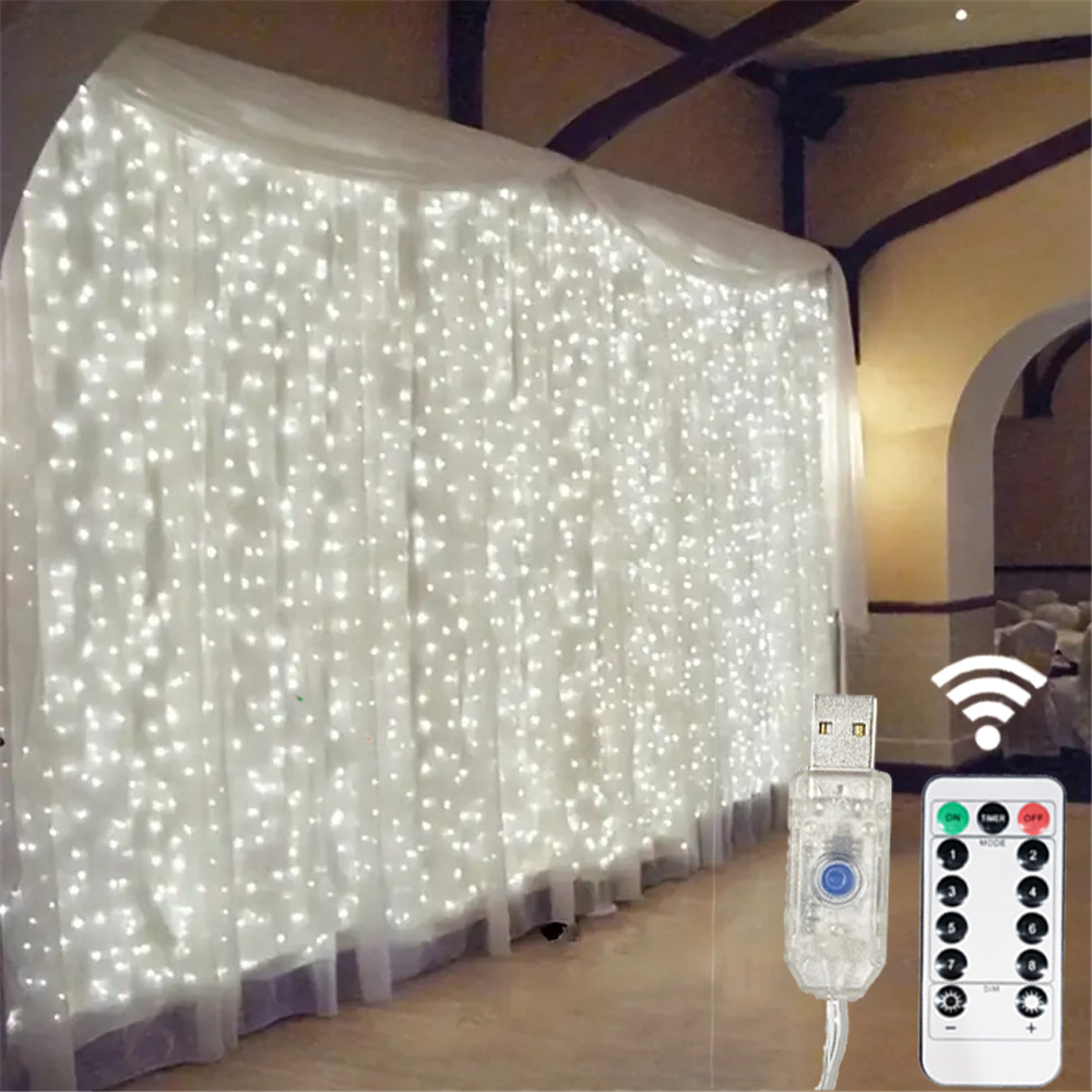 LED-Lichterkette für Vorhänge, – Fairy Light Curtain Bewertung und Preis