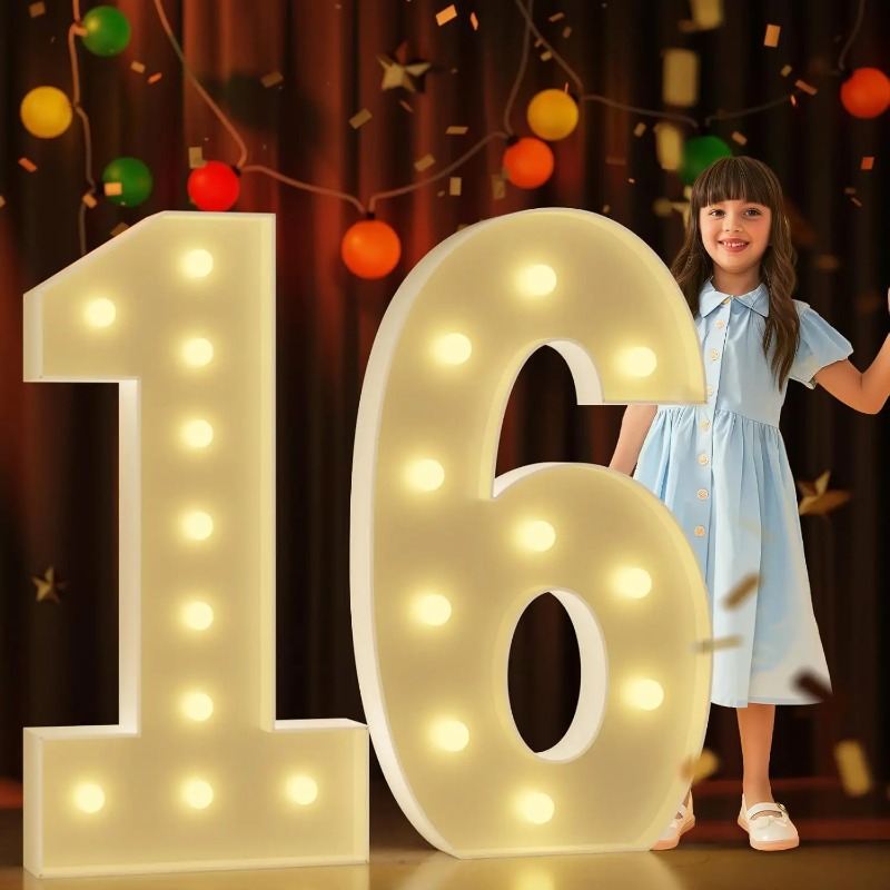 70-120cm Leuchtende Zahlen Geb – Light Up Letters Marquee Bewertung und Preis